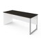 Bestar Pro-Concept Plus 72W Table Desk with Rectangular Metal Leg, White & Deep Grey 110402-1117 - alternate 1